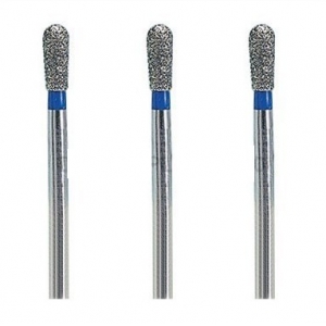 100 Pcs 1.6mm Diamond Bur Bits Drill FG EX-21