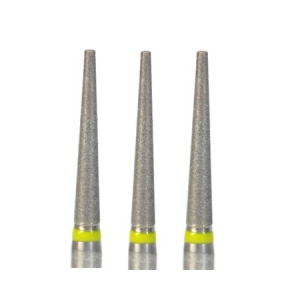 100 Pcs 1.6mm Diamond Bur Bits Drill FG TF-21EF