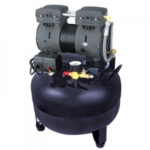 COXO Dental Air Compressor Unit CX236-2 One  Drive One 550W Black