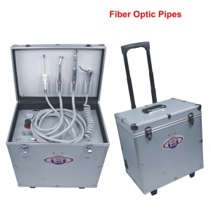 Dental Turbine Unit with Air Compressor Suction Triplex Syringe LED Fiber Optic