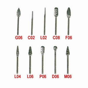 10 pcs Tungsten carbide cutters imported from Switzerland