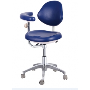 Dental Medical Dr's Stools Assistant's Stools With Adjustable Assist Support PU