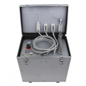 Portable Dental Turbine Unit with Air Compressor Suction Triplex Syringe BD402A