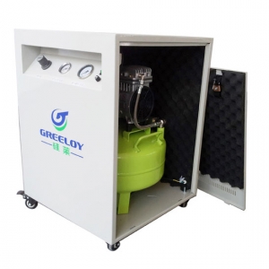 Greeloy Oil Free Air Compressor GA-61X With Silent Cabinet