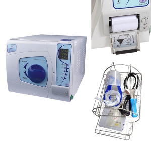 23L Class B Sun Autoclave Sterilizer Vacuum Steam + Printer For Medical Dental Beauty Nail Salon