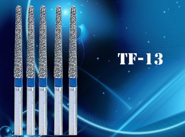 100 Pcs 1.8 mm Diam Diamond Burs FG TF-13